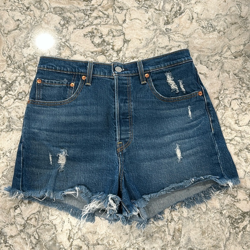 Levi’s High Waisted Jean Shorts
